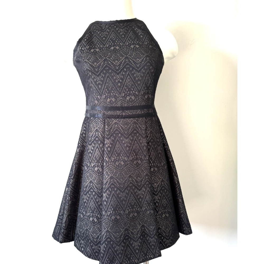 Parker Black Lace Mini Dress